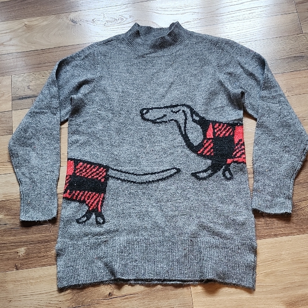 Dechshund Dog Women's Ricki's Sweater Oversize Small